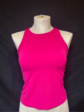 Lululemon Fuchsia High-Neck Tank Top